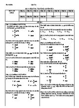 Bài kiểm tra thường xuyên số 4 môn Toán 12 (Có đáp án)